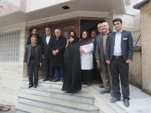 بازدید ریاست دانشگاه از ساخت اولین همراه سرا ی استان کرمانشاه
