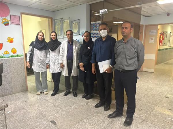 بازدید ممیزی 6 ماهه اول سال بانک خون بیمارستان دکتر محمد کرمانشاهی 1405/06/21