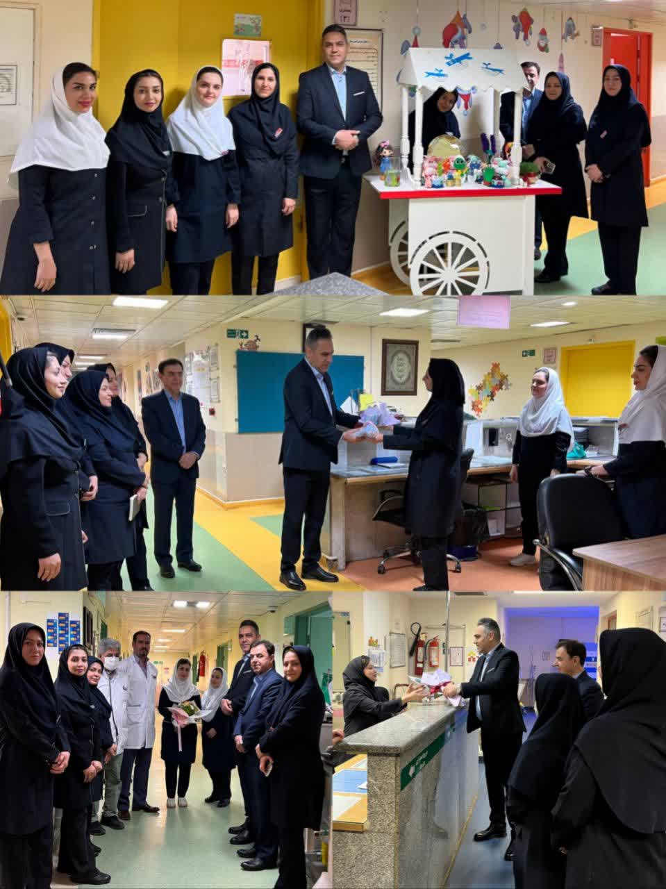 بازدید رییس بیمارستان دکتر محمد کرمانشاهی